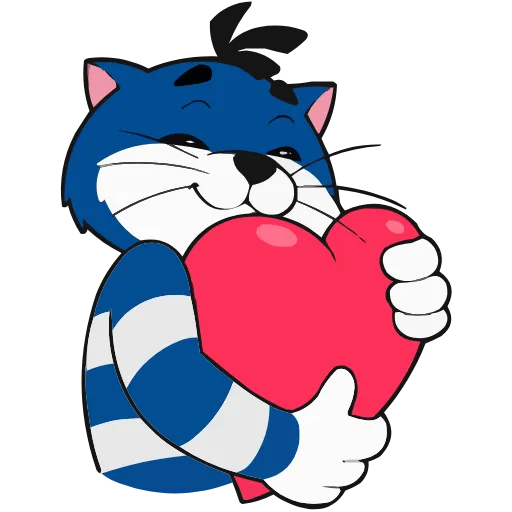 🥰 Эмодзи «Новогодний Матроскин» для Telegram