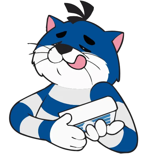 😋 Эмодзи «Новогодний Матроскин» для Telegram