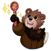 🤩 Эмодзи «Медвежутка» для Telegram