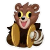😜 Эмодзи «Медвежутка» для Telegram