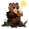 🤔 Эмодзи «Медвежутка» для Telegram