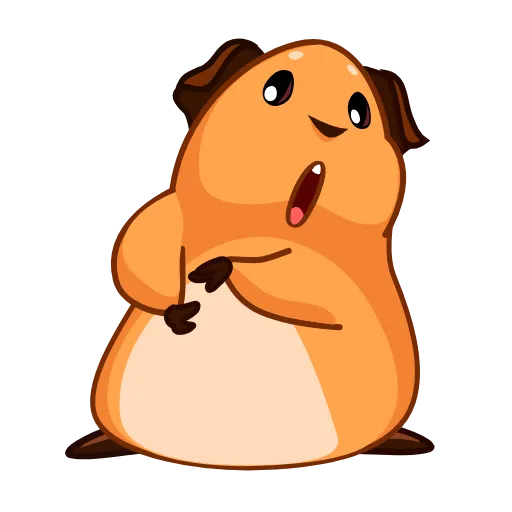 👏 Эмодзи «Melie The Cavy» для Telegram