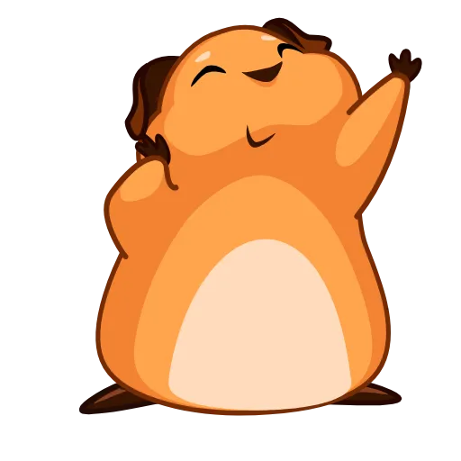 👋 Эмодзи «Melie The Cavy» для Telegram