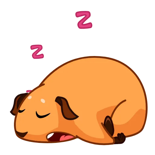 😴 Эмодзи «Melie The Cavy» для Telegram