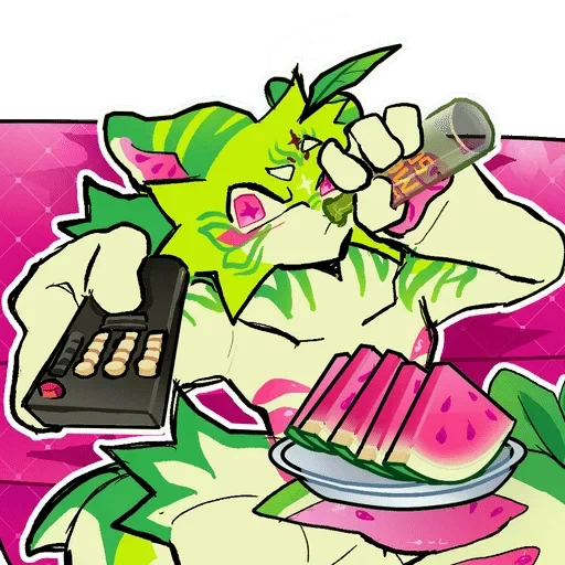 🍉 Стикер «Melon Shork» для Telegram