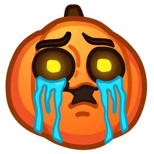 🥺 Эмодзи «Meme Pumpkins» для Telegram