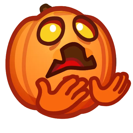 😫 Эмодзи «Meme Pumpkins» для Telegram