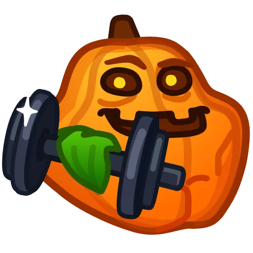 💪 Эмодзи «Meme Pumpkins» для Telegram