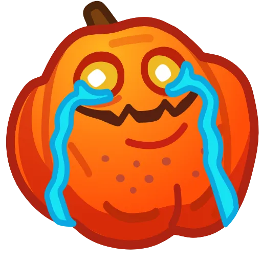 😥 Эмодзи «Meme Pumpkins» для Telegram