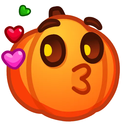 😘 Эмодзи «Meme Pumpkins» для Telegram