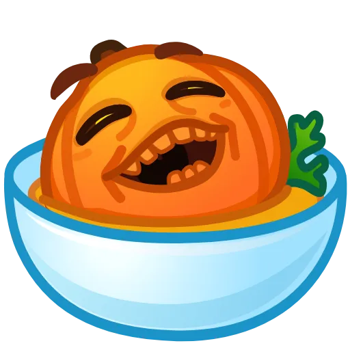🤤 Эмодзи «Meme Pumpkins» для Telegram