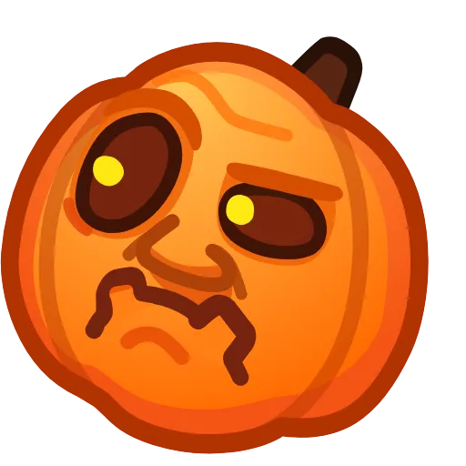 🤫 Эмодзи «Meme Pumpkins» для Telegram