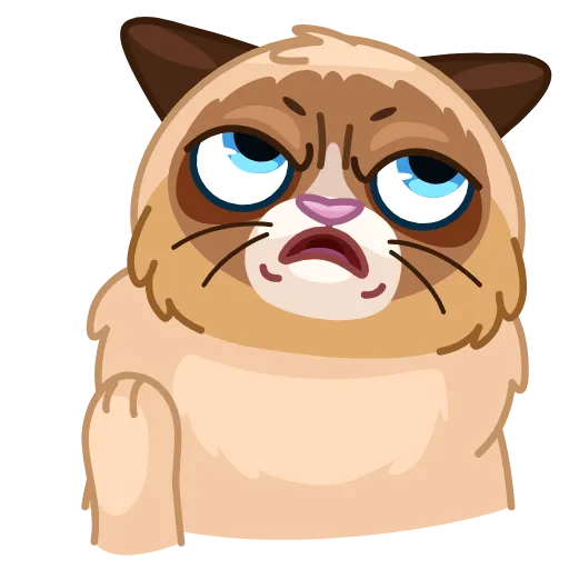 😑 Эмодзи «Memes With Cats» для Telegram