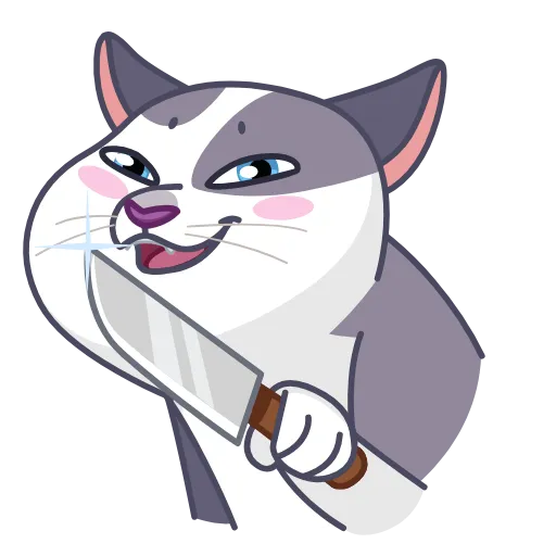 😈 Эмодзи «Memes With Cats» для Telegram