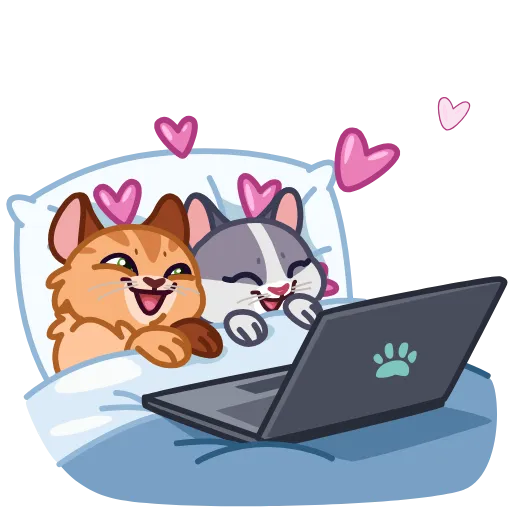 👩‍❤️‍👨 Эмодзи «Memes With Cats» для Telegram