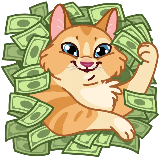 🤑 Эмодзи «Memes With Cats» для Telegram