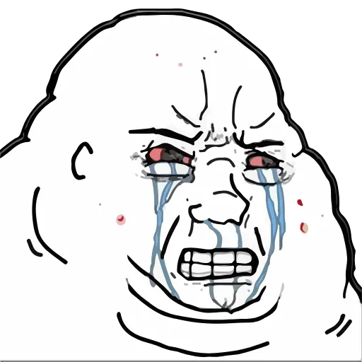 😭 Эмодзи «Mems VK» для Telegram