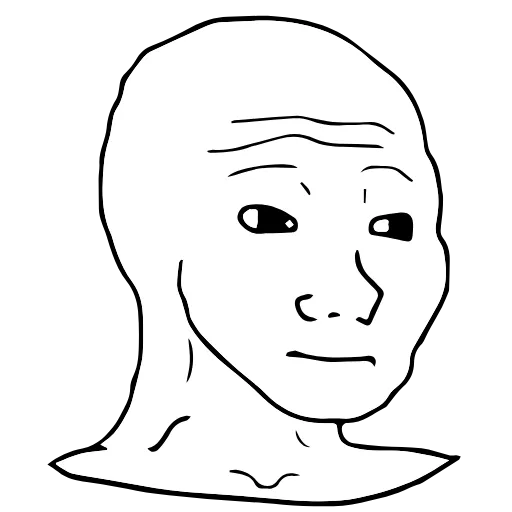 🙁 Эмодзи «Mems VK» для Telegram