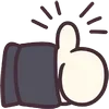 👍 Эмодзи «Menhera Chibi» для Telegram