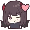 😉 Эмодзи «Menhera Chibi» для Telegram