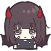 😭 Эмодзи «Menhera Chibi» для Telegram