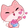 💕 Эмодзи «Мео» для Telegram