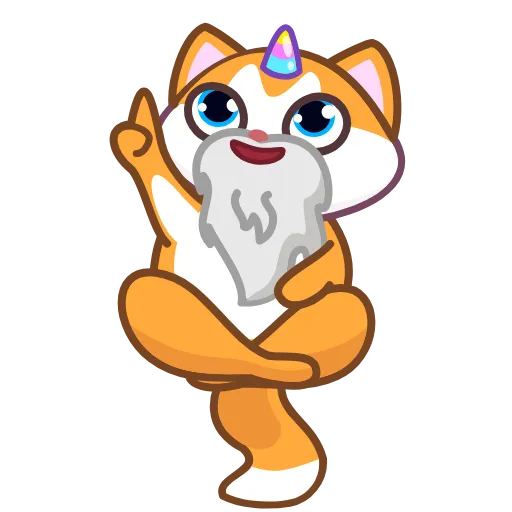 ☝️ Эмодзи «MeowCorn» для Telegram