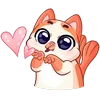 ❤ Эмодзи «🐾 Миу-Мяу» для Telegram