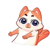 😐 Эмодзи «🐾 Миу-Мяу» для Telegram
