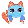 😷 Эмодзи «🐾 Миу-Мяу» для Telegram