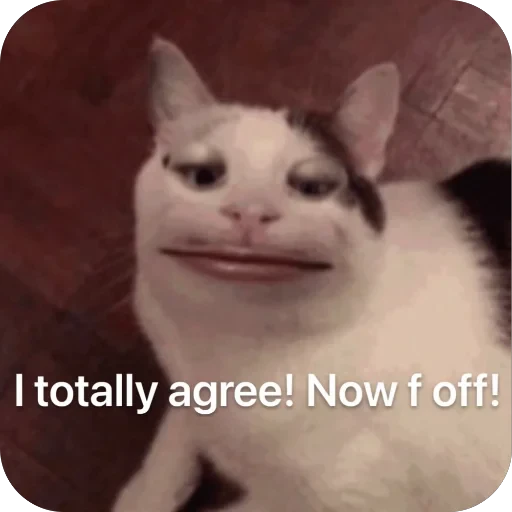 👍 Стикер «Meow Peow» для Telegram