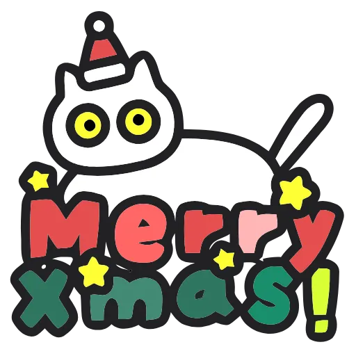 ✨ Эмодзи «Meow Christmas» для Telegram