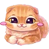 ☺ Эмодзи «Котёнок Мявс» для Telegram