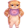 👩‍🦰 Эмодзи «Котёнок Мявс» для Telegram