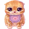 😣 Эмодзи «Котёнок Мявс» для Telegram