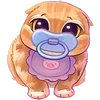 👶 Эмодзи «Котёнок Мявс» для Telegram
