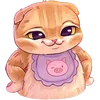 🤨 Эмодзи «Котёнок Мявс» для Telegram