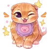 😉 Эмодзи «Котёнок Мявс» для Telegram