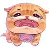 😭 Эмодзи «Котёнок Мявс» для Telegram