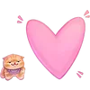 ❤ Эмодзи «Котёнок Мявс» для Telegram