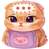 🫥 Эмодзи «Котёнок Мявс» для Telegram