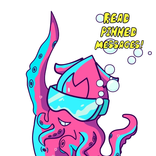 ☝️ Стикер «Meta Squid» для Telegram