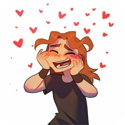 👄 Стикер «Метал фемили новиночки» для Telegram