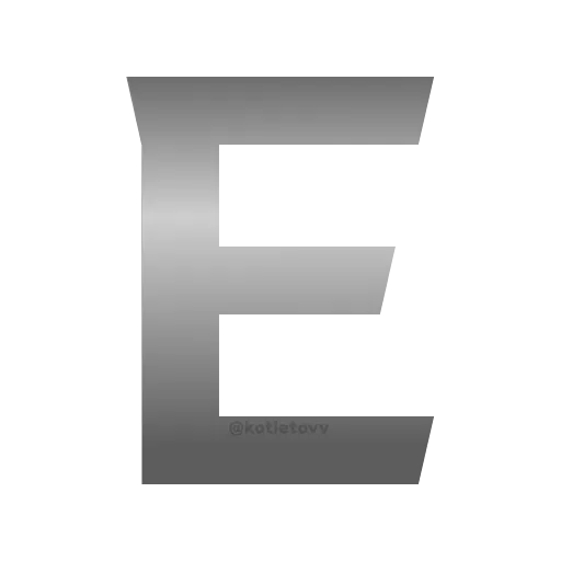 🤟 Эмодзи «Metal Font» для Telegram