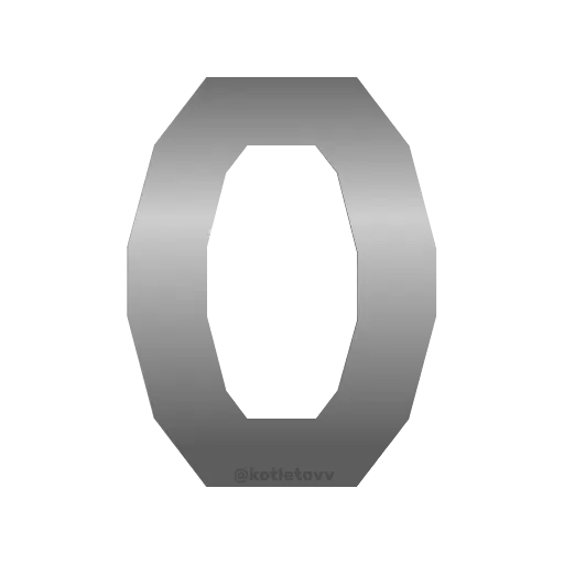 🤟 Эмодзи «Metal Font» для Telegram
