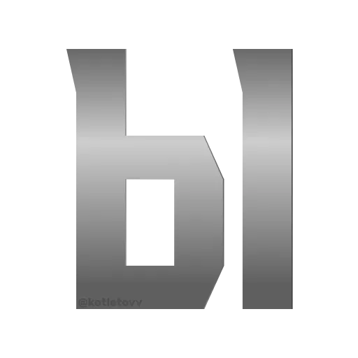 🤟 Эмодзи «Metal Font» для Telegram