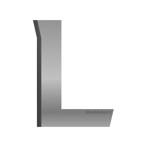 🤟 Эмодзи «Metal Font» для Telegram