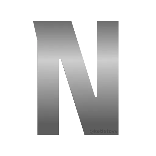 🤟 Эмодзи «Metal Font» для Telegram