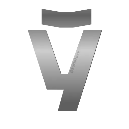 🤟 Эмодзи «Metal Font» для Telegram