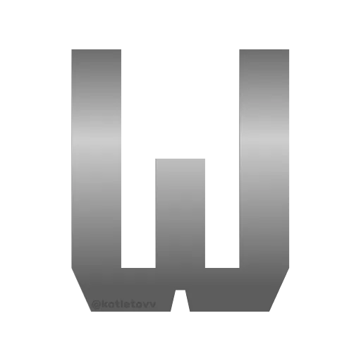 🤟 Эмодзи «Metal Font» для Telegram
